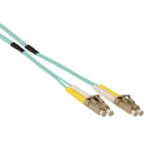 ACT 50 meter Multimode 50/125 OM3 duplex ruggedized fiber cable with LC connectors