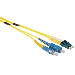ACT 30 meter Singlemode 9/125 OS2 duplex ruggedized fiber cable with LC en SC connectors