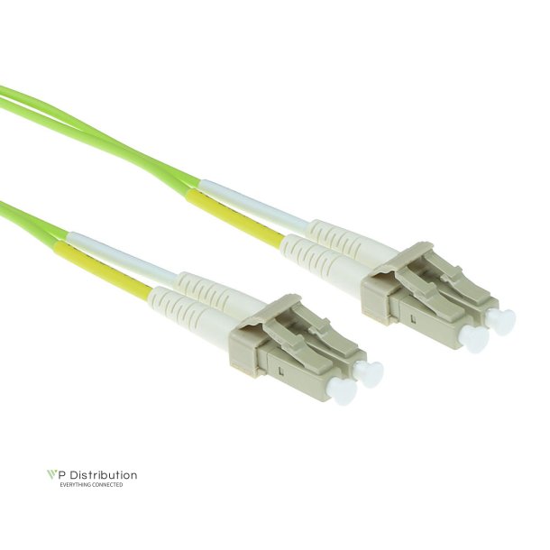 ACT 0.5 meter LSZH Multimode 50/125 OM5 fiber patch cable duplex with LC connectors