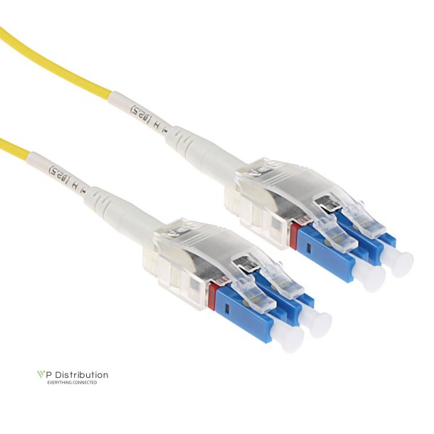 ACT 0.5 meter Singlemode 9/125 OS2 Polarity Twist fiber cable with LC connectors