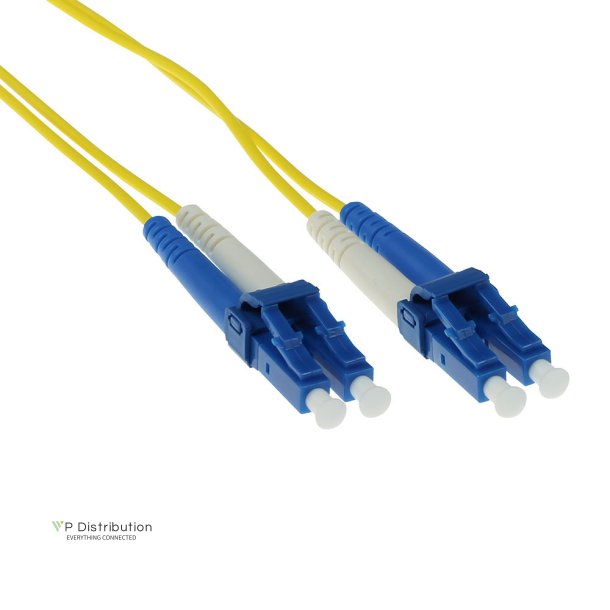 ACT 10 meter LSZH Singlemode 9/125 OS2 fiber patch cable duplex with LC connectors