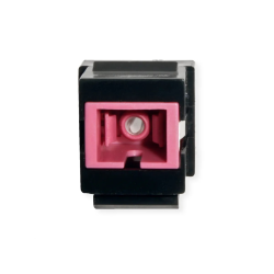 ROLINE Keystone Adapter W/SC SIMPLEX, Black+ERIKA Violet