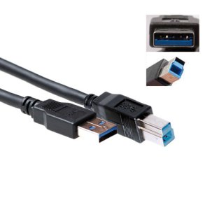 ACT USB 3.0 A male - USB B male  3,00 m