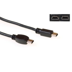 ACT 2.0 meter USB 2.0 OTG cable USB mini A5 male - USB mini B5 male