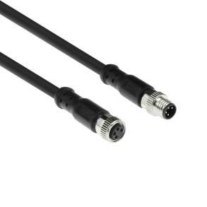 ACT Industrial 1.50 meters Sensor cable M8A 4-pin male to M8A 4-pin female, Ultraflex Xtreme TPE cable, shielded