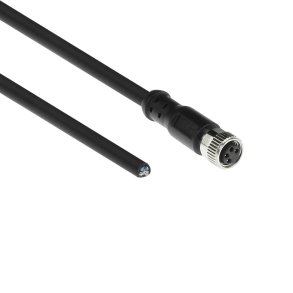 ACT Industrial 5.00 meters Sensor cable M8A 4-pin female to open end, Ultraflex Xtreme TPE cable, shielded