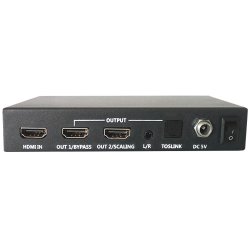 SmartAVI HDMI 4K, Converter and Scaler. Includes: [V2V-SC4KUHD-S, and PS5VD3A]