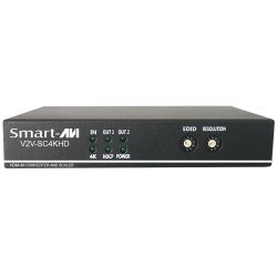SmartAVI HDMI 4K, Converter and Scaler. Includes: [V2V-SC4KUHD-S, and PS5VD3A]