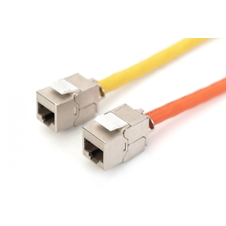 CAT 6A compact body Keystone Module, shielded, tool free connection