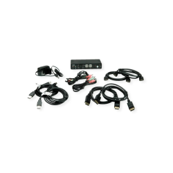 ROLINE HDMI Dual Head KVM Switch. 4K60 HDMI 4K60