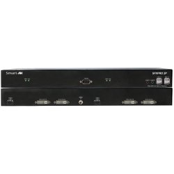SmartAVIDual DVI-D, Stereo Audio, USB 2.0/1.1, RS-232 Multimode Fiber Extender up to 1,500 ft. Includes: [SFXPRO-2P-TX, SFXPRO-2P-RX, 2 X (CCPWR06)]