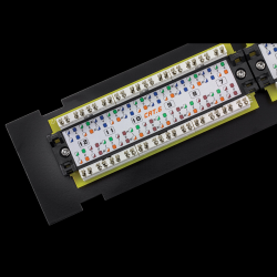 Trendnet 12-Port Cat6 Unshielded Wall Mount Patch Panel with Included 89D Bracket