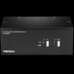 Trendnet 2-Port Dual Monitor Display Port KVM Switch