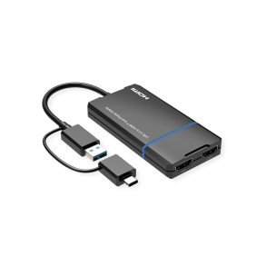 VALUE USB3.0 to Dual HDMI Graphic Adapter, 4K30Hz+1080P