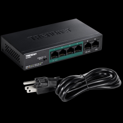 Trendnet 5-Port Fast Ethernet Long Range PoE+ Switch