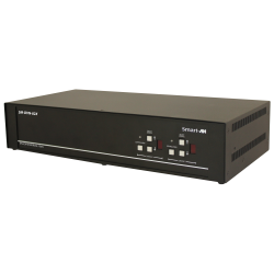 SmartAVI DVI-D Matrix, 8-Port,  KVM Switch with Audio and USB 2.0 Support (2 Users). Includes: [SM-DVN-82X, PS12VD2A]