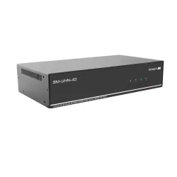 SmartAVI HDMI 4-Port, Dual-Head, 4K-60Hz KVM Switch. Includes: [SM-UHN-4D, (PS12VD2A)]