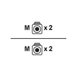 Black Box OM3 LC-LC DUPLEX AQUA 10M