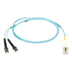 Black Box OM4 50/125 M/M LC-LC PATCH CABLE AQUA 1M
