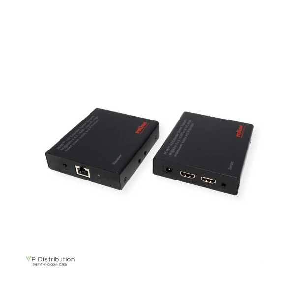 ROLINE HDMI 1x2 Extender/Splitter via Cat6A, 70m, 4K60Hz