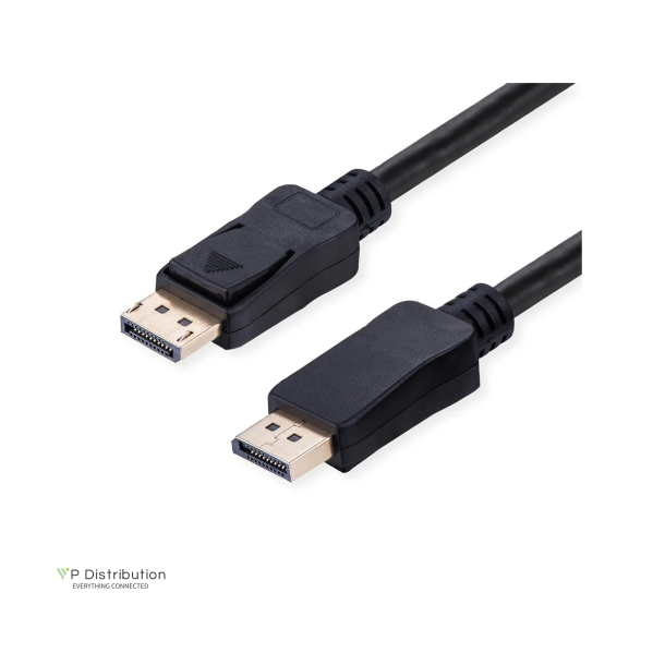 VALUE DisplayPort Cable v2.1, 10K, DP40 40G, DP-DP M/M, 3m