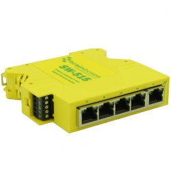 Brainboxes Compact Industrial 5 Port Gigabit Ethernet Switch