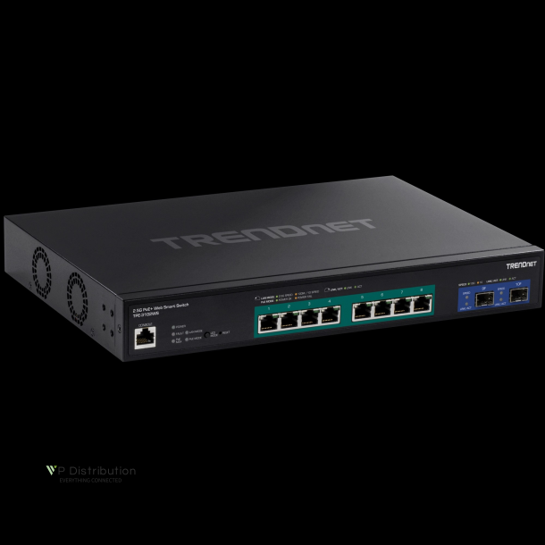Trendnet 10-Port 2.5G Web Smart PoE+ Switch with 10G SFP+ Slots
