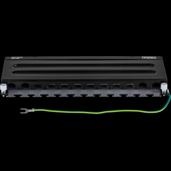 Trendnet 8-Port Cat6a Shielded Wall Mount Patch Panel