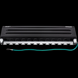 Trendnet 12-port Cat6a Shielded Wall Mount Patch Panel