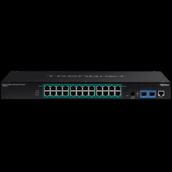 Trendnet 26-Port Industrial Gigabit L2 Managed PoE+ Rackmount Switch