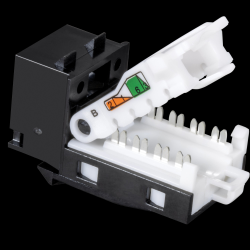 Trendnet 25 Pack Cat6 RJ-45 Keystone Jack, Black