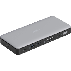 USB-C Docking Station, 13-Port, 3x HDMI, 2x DP 4x USB-A, 1x USB-C, 1x RJ45, 1x DC, 1x Audio