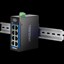 Trendnet 8-Port Industrial Gigabit DIN-Rail Mini Switch