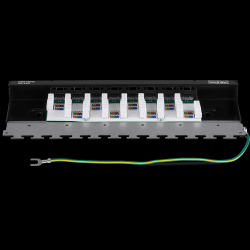 Trendnet 8-Port Cat6a Shielded Wall Mount Patch Panel