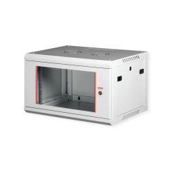 ROLINE 19" Wall Cabinet Basic Plus 6 U 600x450 BxT grey