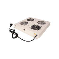 ROLINE 19" roof fan unit with 2 fans ON/OFF grey