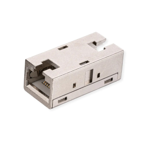 ROLINE In-line Coupler RJ45 Cat.6A Shielded, Metal Housing