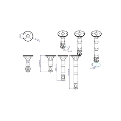 ROLINE Projector Ceiling Mount (adjust.) verstellbar