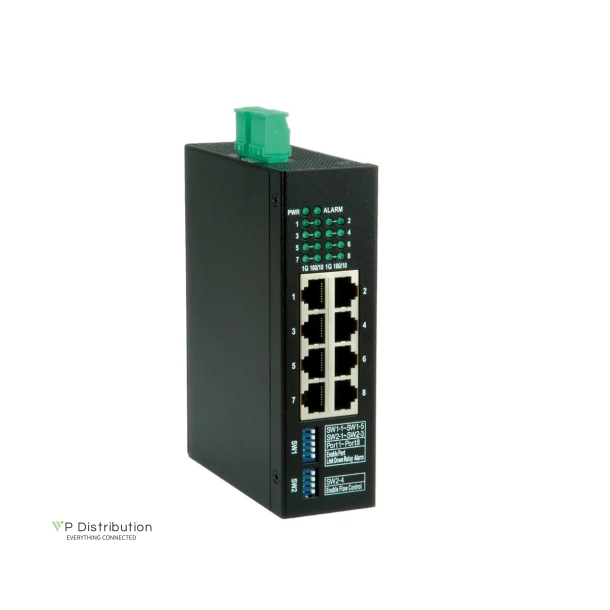 ROLINE Industrial GigabitEthernet Switch 8 Port