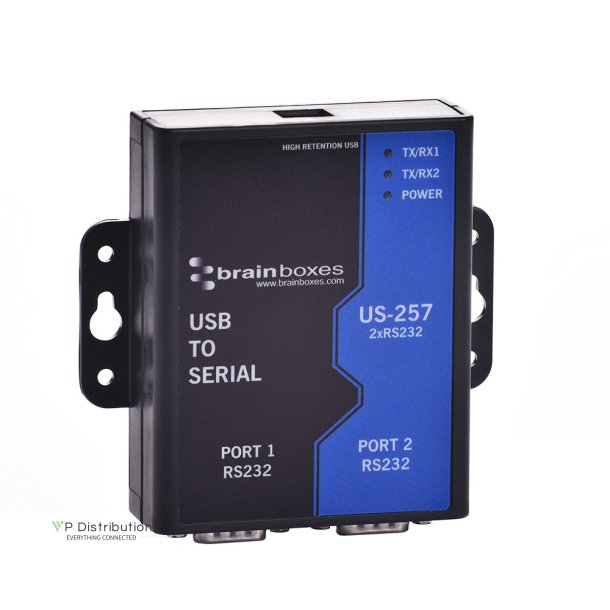 Brainboxes USB 2 Port RS232 1MBaud