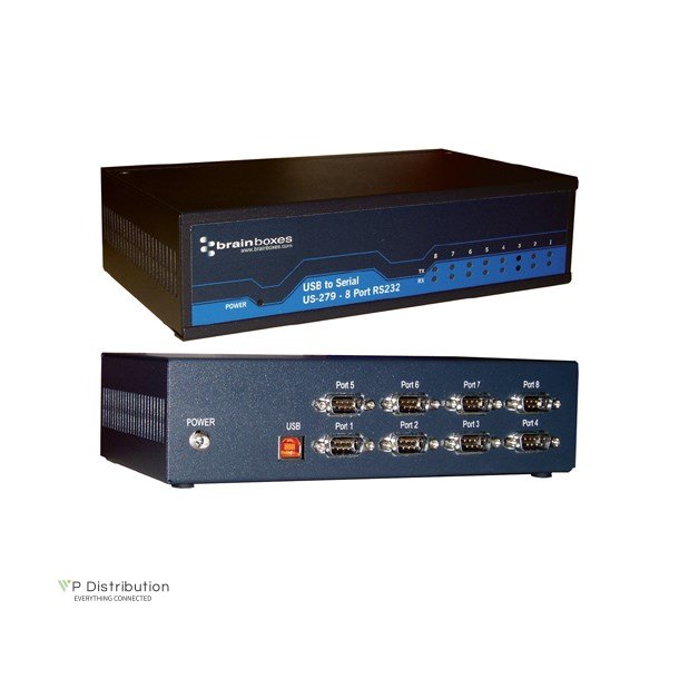 Brainboxes USB 8 Port RS232 1MBaud