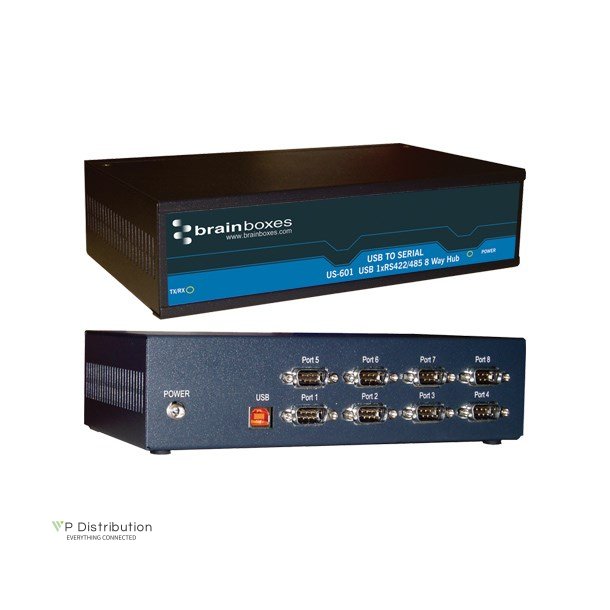 Brainboxes USB RS422/485 8 WAY HUB