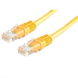 ROLINE UTP Patch Cord Cat.5e (Class D), yellow, 3 m