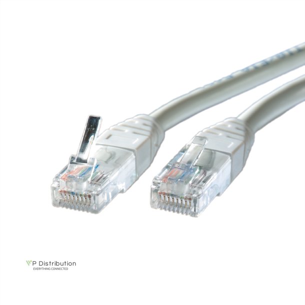 ROLINE UTP Patch Cord Cat.5e (Class D), grey, 0.5 m