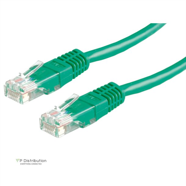 ROLINE UTP Patch Cord Cat.5e (Class D), green, 0.5 m