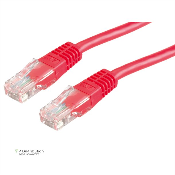 ROLINE UTP Patch Cord Cat.5e (Class D), red, 0.5 m