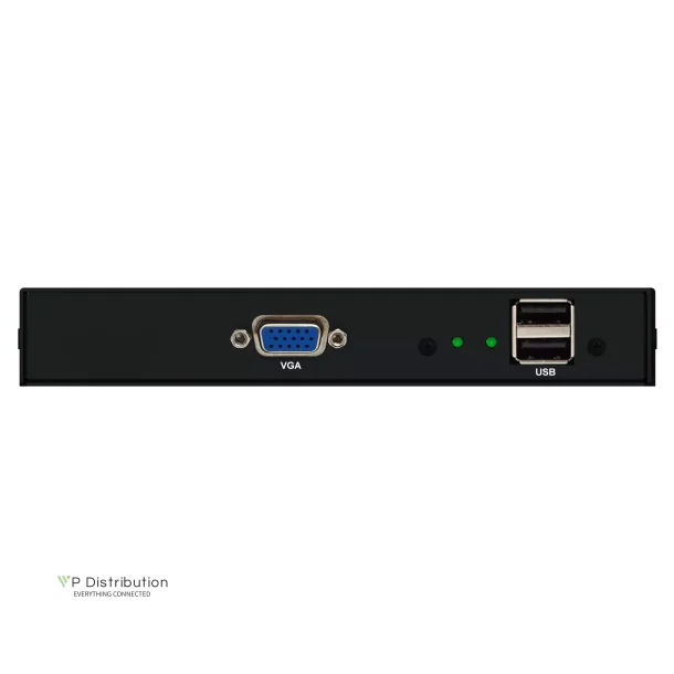 SmartAVISingle Head VGA, USB 2.0, CAT5/5e/6 Extender. Includes: [SM-VDX-100-SH-TX-S, SM-VDX-100-SH-RX-S, 2 X (PS5VD3A)]