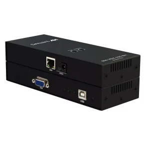 SmartAVIDual Head VGA, USB 2.0, CAT5/5e/6 Extender. Includes: [SM-VDX-100-DH-TX-S, SM-VDX-100-DH-RX-S, 2 X (PS5VD3A)]