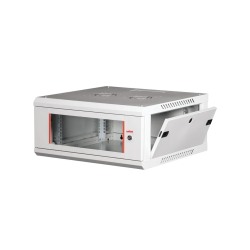 ROLINE 19" Wall Cabinet Basic Plus 4 U 600x600 BxT grey