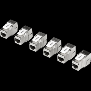 Trendnet 6 Pack Cat6a RJ-45 Shielded Keystone Jack